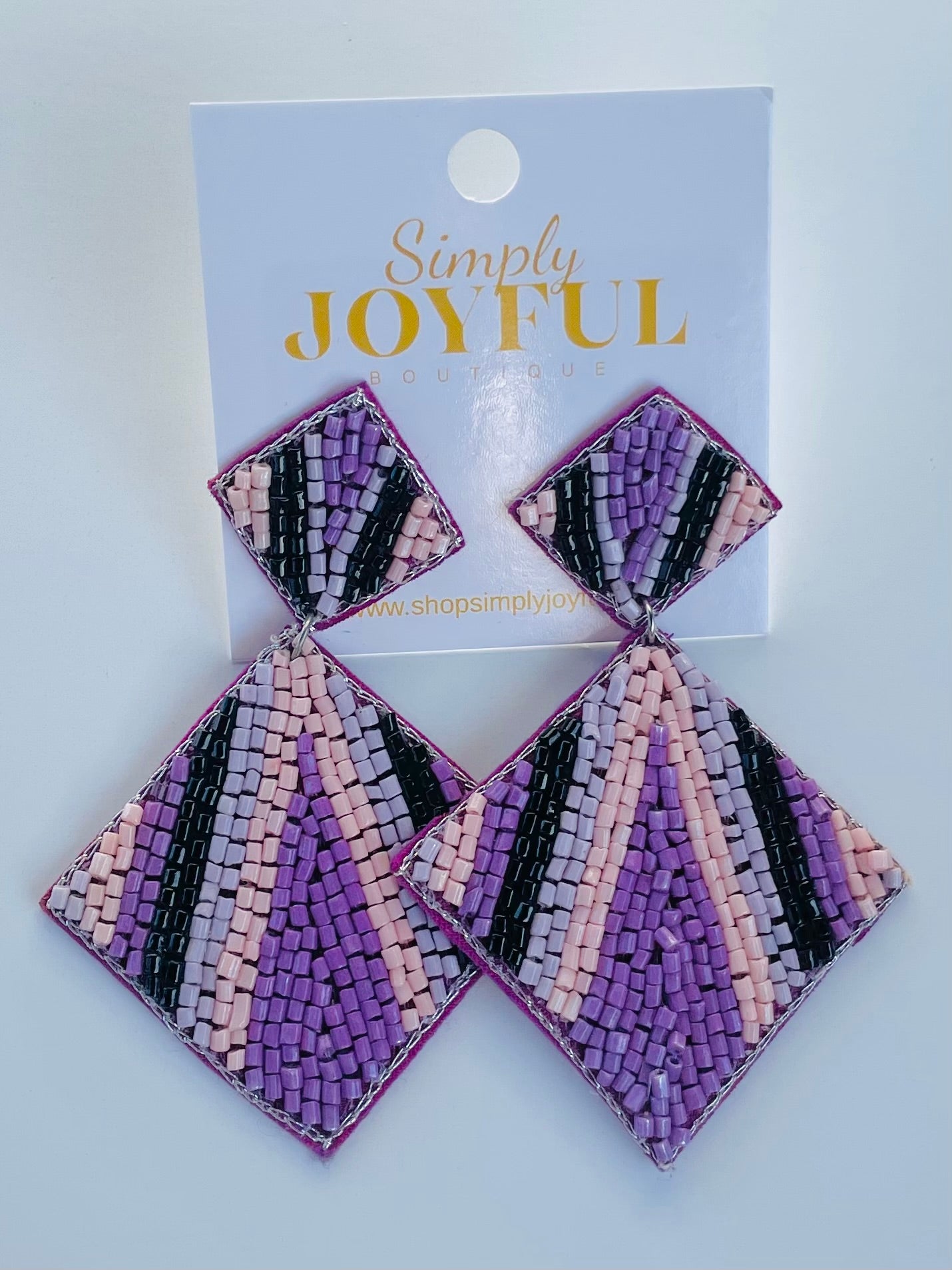Stripe Beaded | Earrings