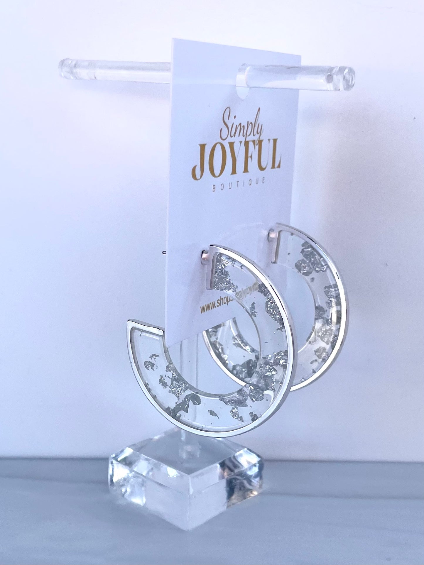 Silver Flake | Earrings