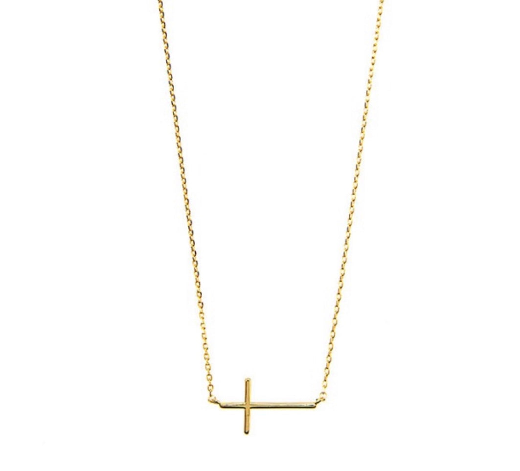Side Cross | Necklace