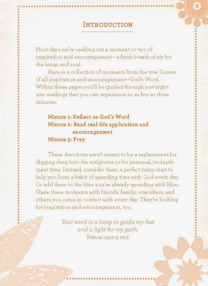 3 Minute Devotions For Women
