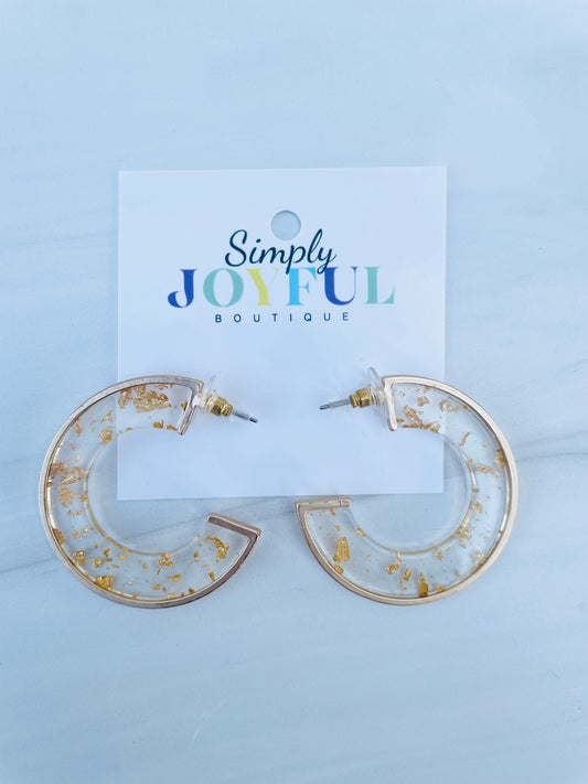 Gold Flake | Earrings