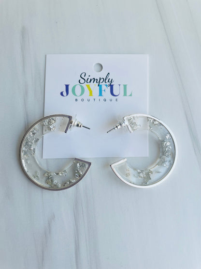 Silver Flake | Earrings