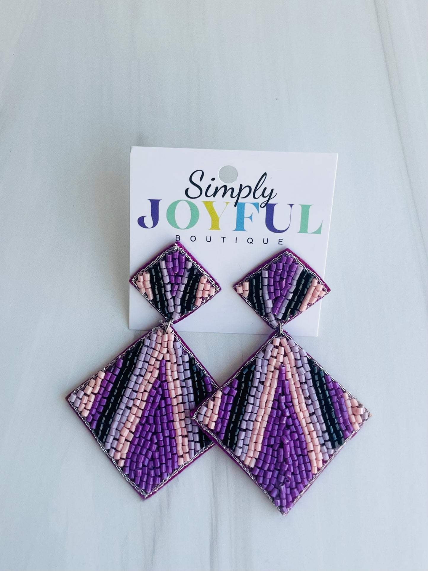 Stripe Beaded | Earrings