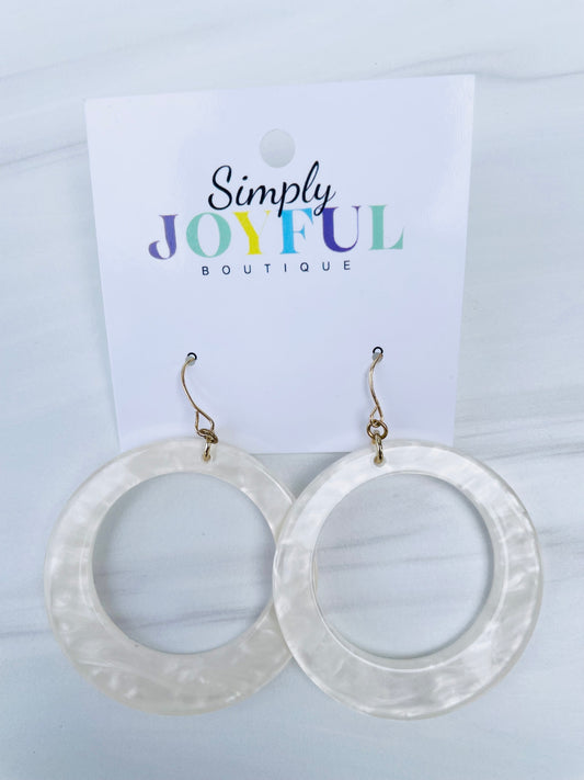 Circle Acrylic | Earrings