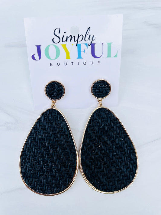 Woven Teardrop | Earrings