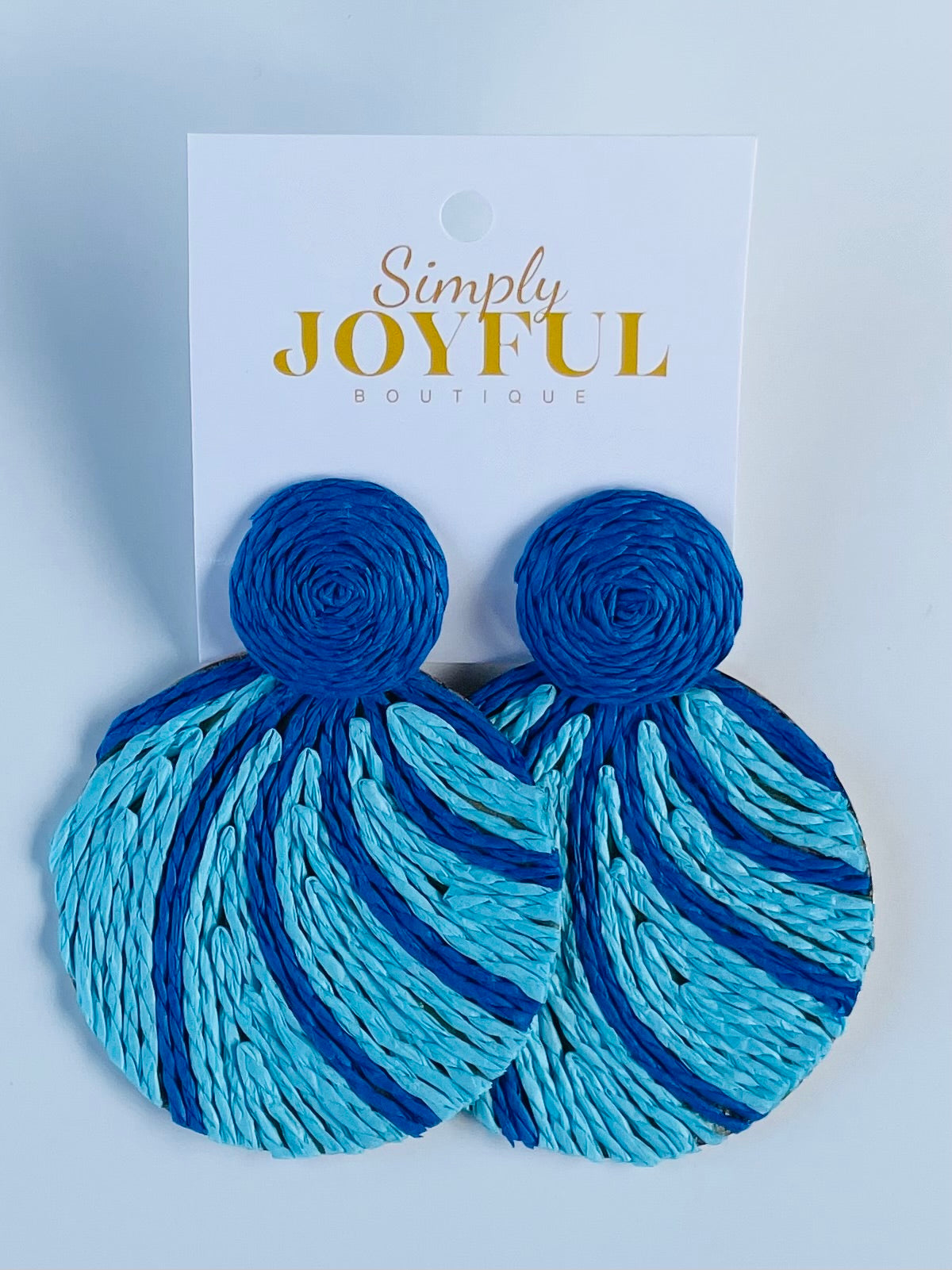 Raffia Line Pattern | Earrings