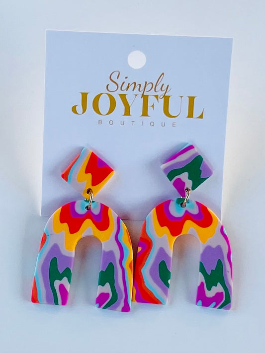 Clay Marvel Arch | Earrings