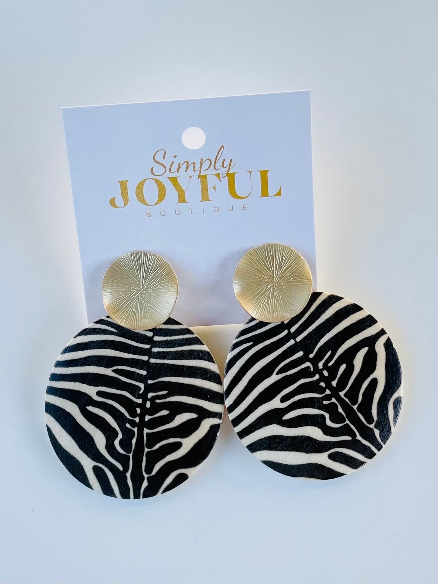 Zebra Print | Earrings