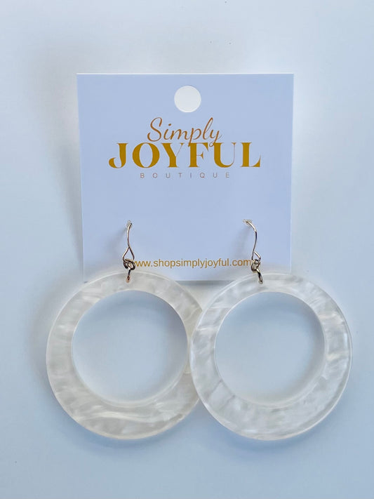 Circle Acrylic | Earrings