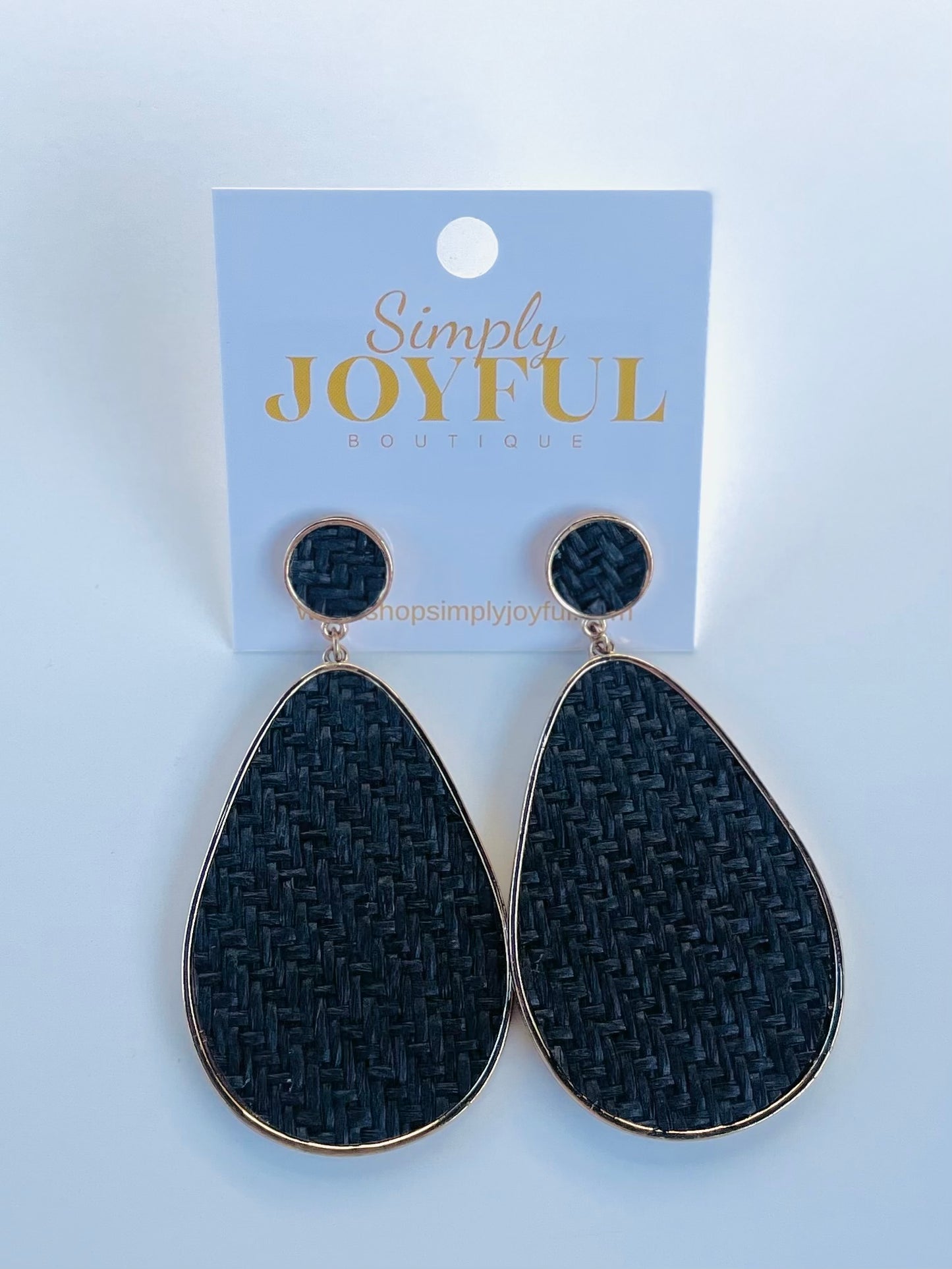 Woven Teardrop | Earrings