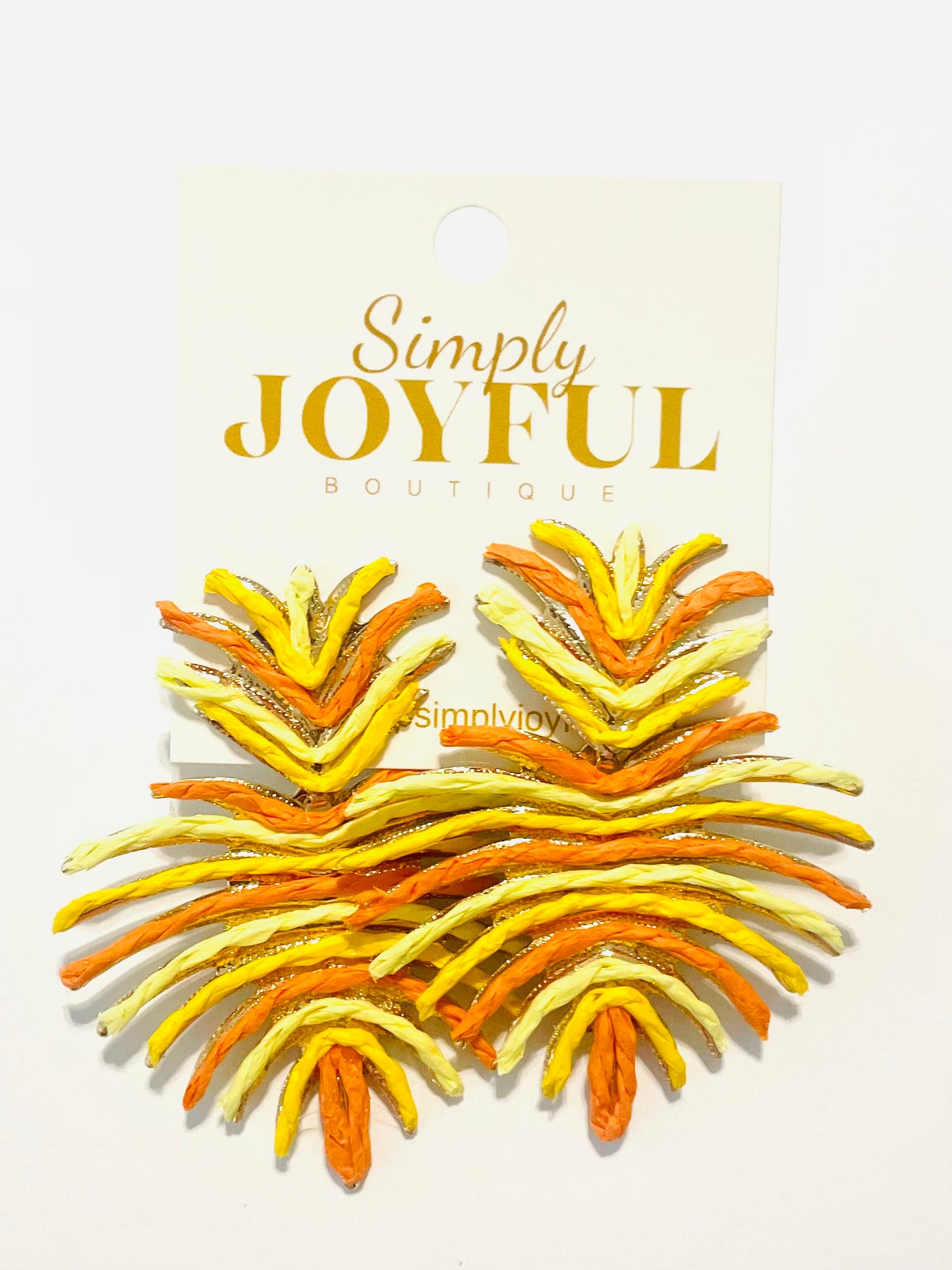 Spike Leaf Earrings