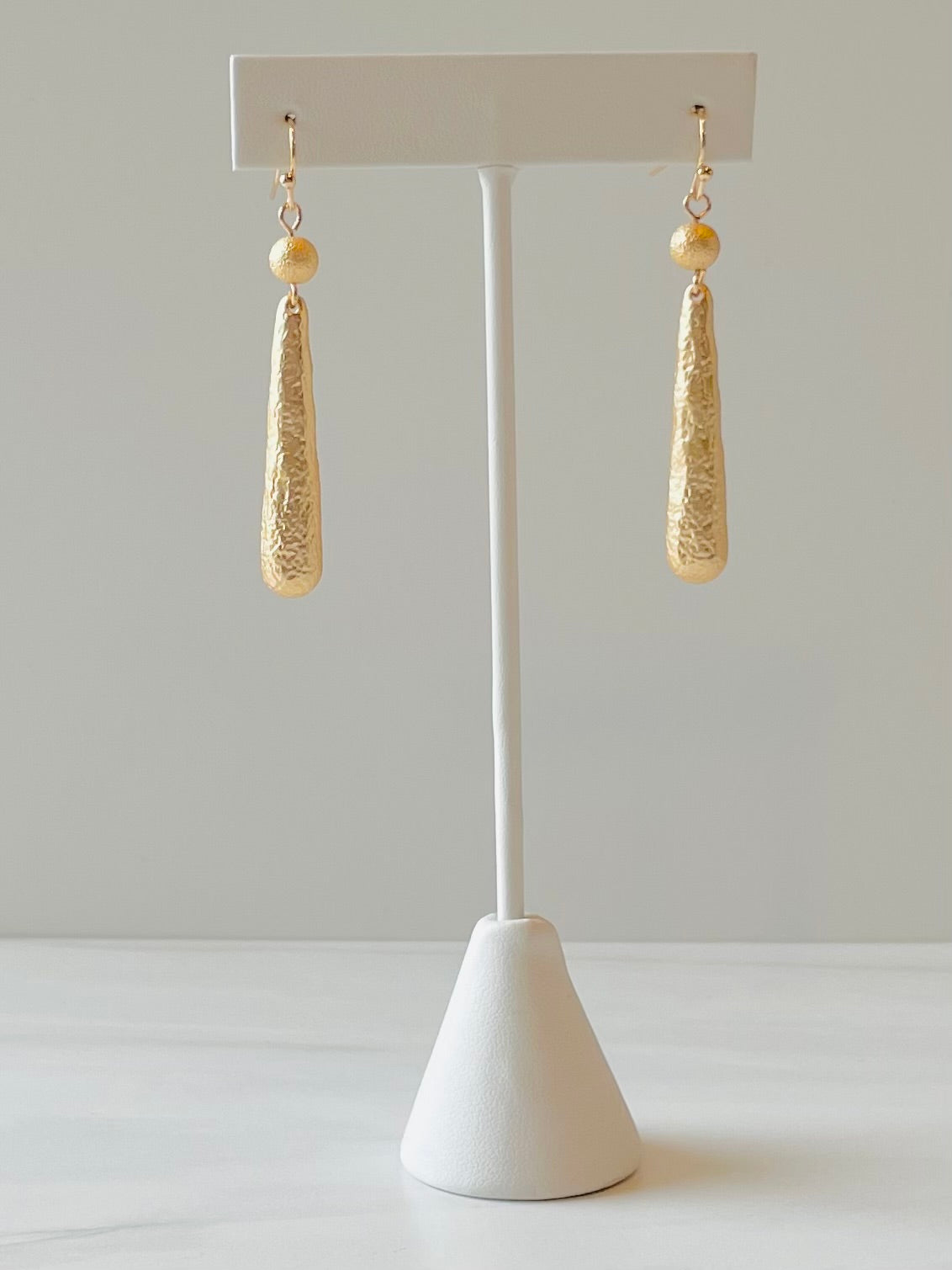Gold Teardrop Earrings