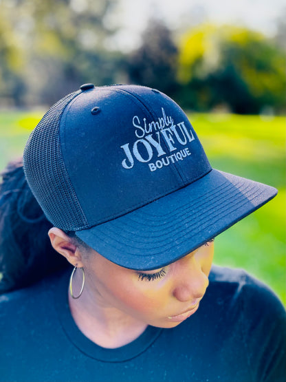 Simply Joyful Boutique Embroidered Trucker Hat