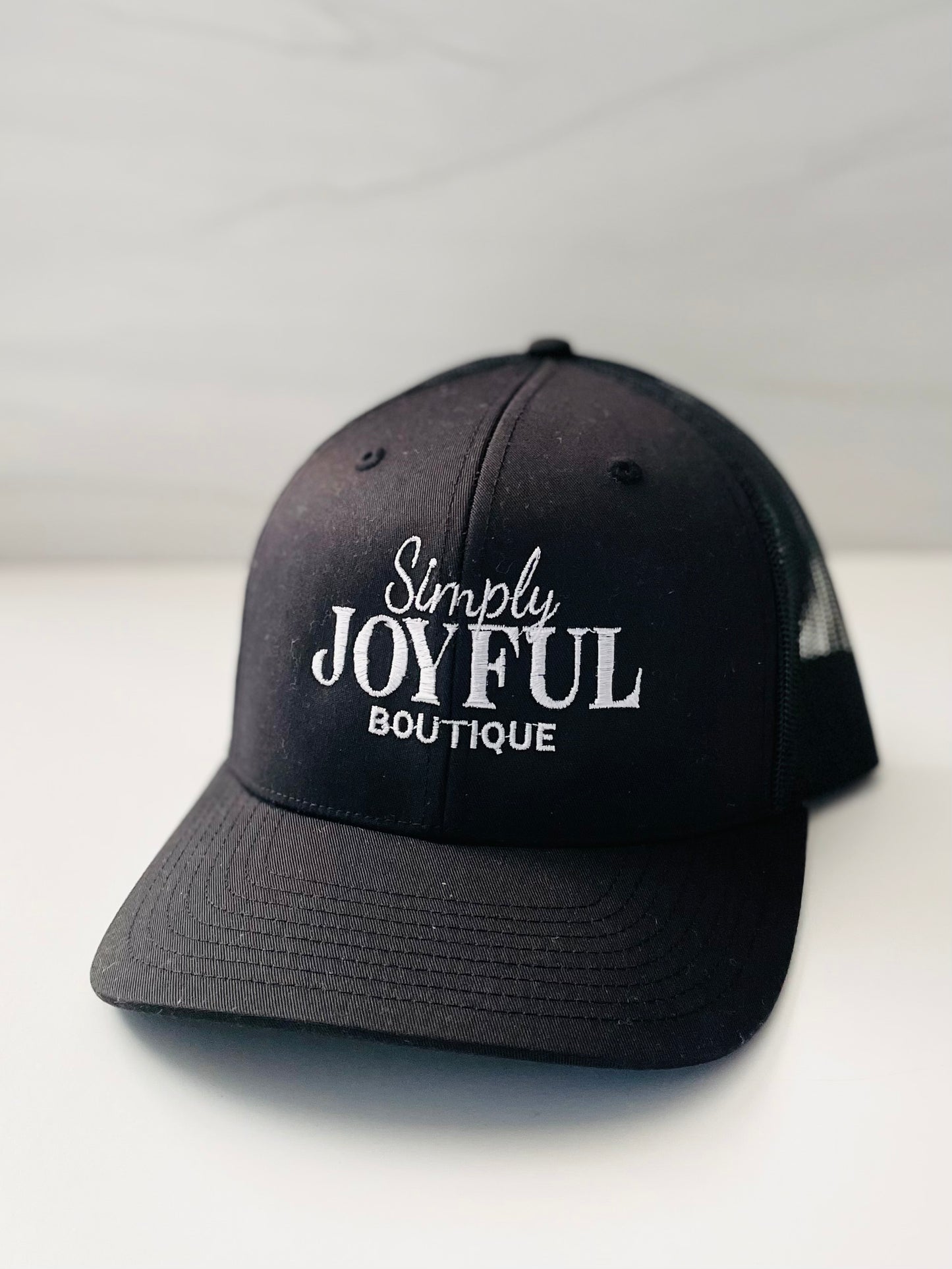 Simply Joyful Boutique Embroidered Trucker Hat