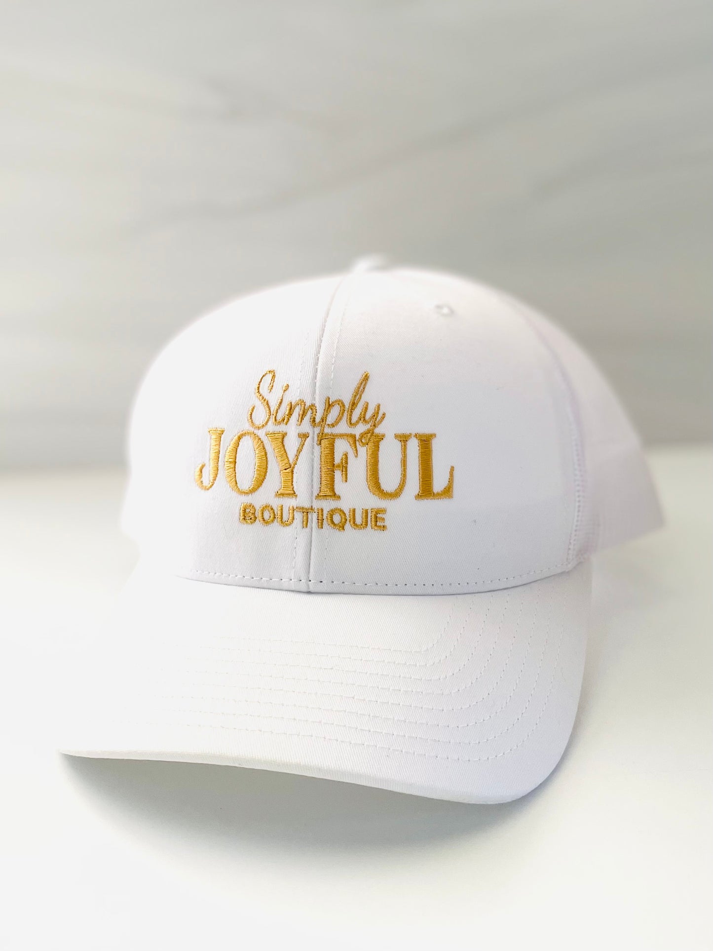 Simply Joyful Boutique Embroidered Trucker Hat