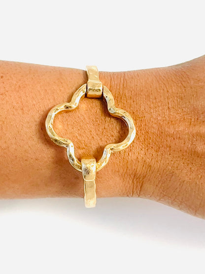 Gold Clover Bracelet