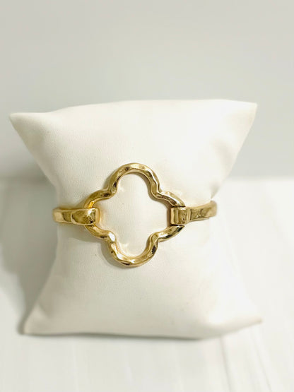 Gold Clover Bracelet