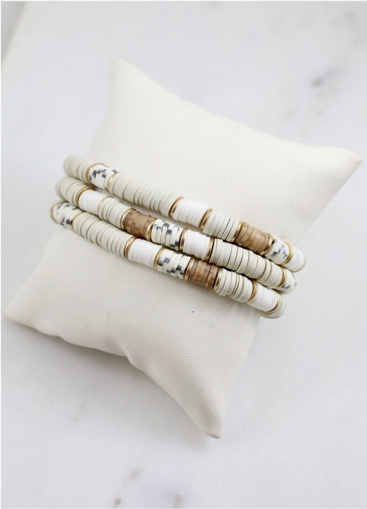 Rubber Beaded Bracelets