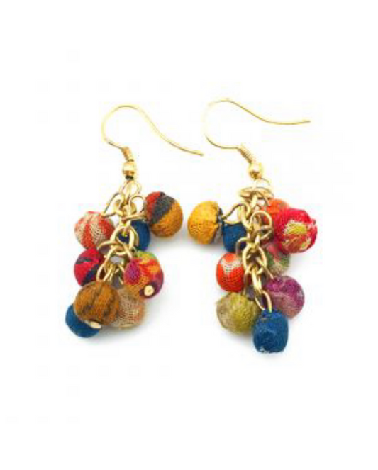 Fabric Dangle | Earrings