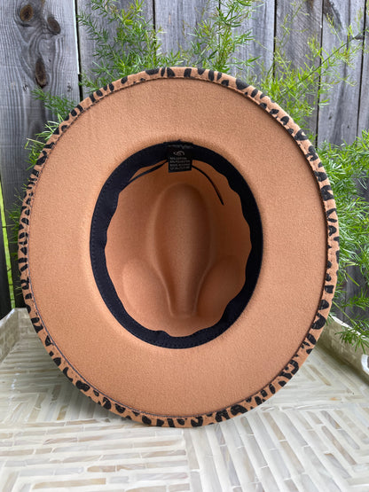 Cheetah with Black Band | Hat