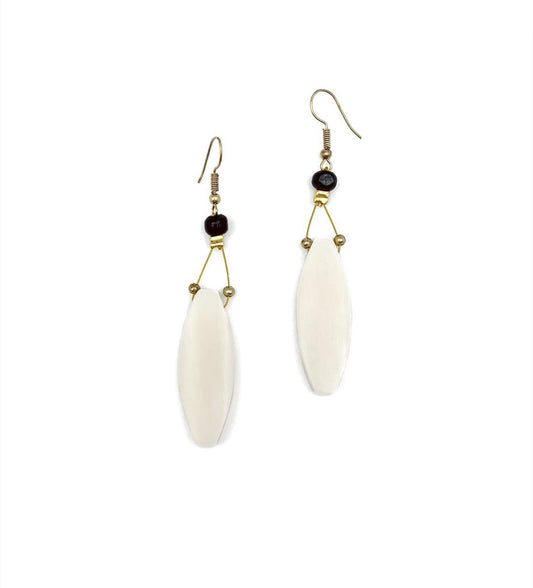 Black & White Stone | Earrings