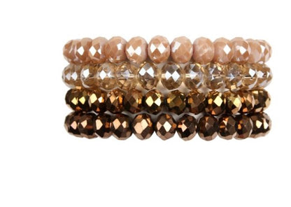 Brown 4 Layer Bead | Bracelet Set