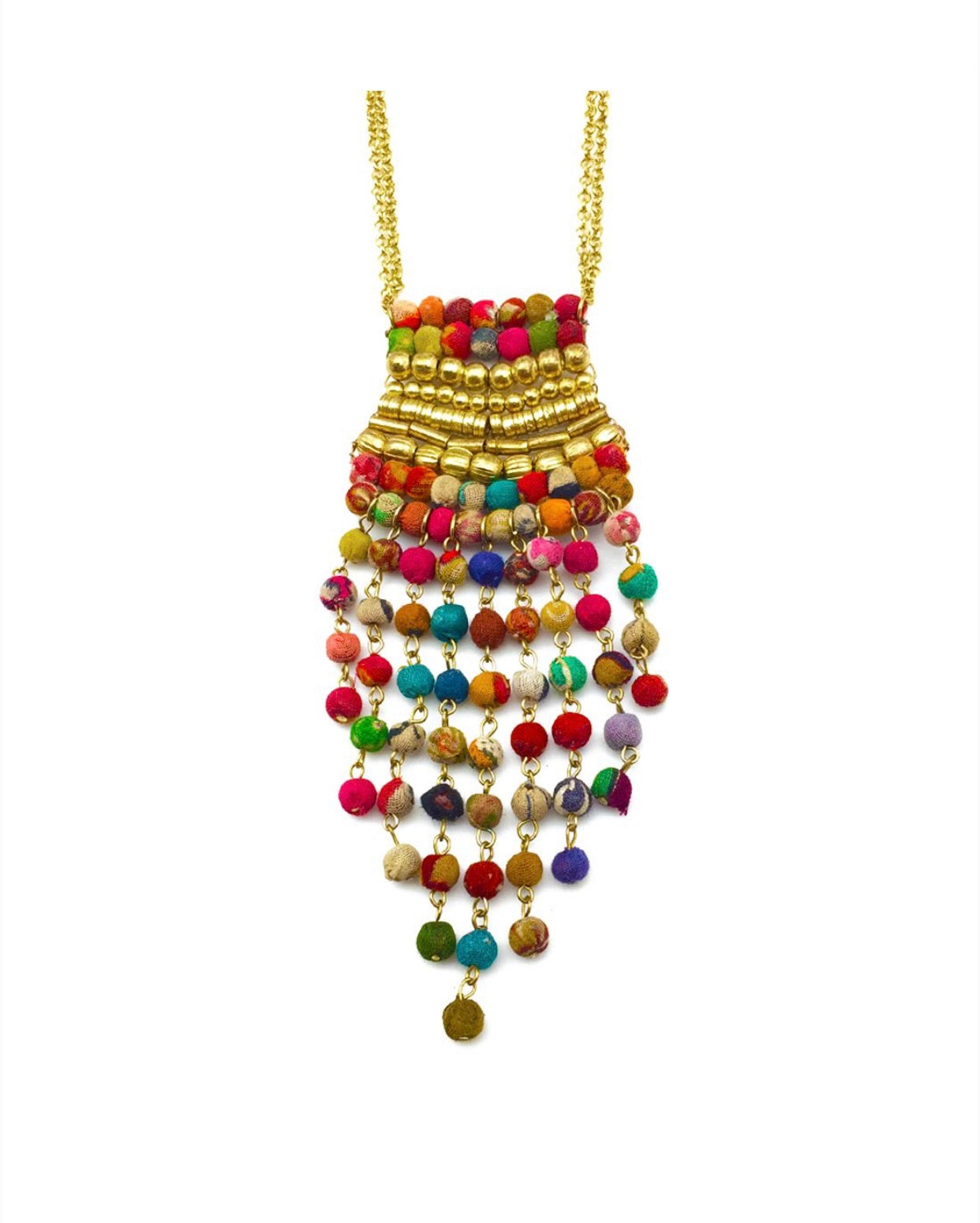 Beaded Fabric | Necklace