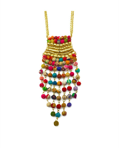 Beaded Fabric | Necklace